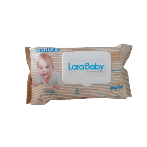 Toalhas Umedecidas Lara Baby c/100 Unidades