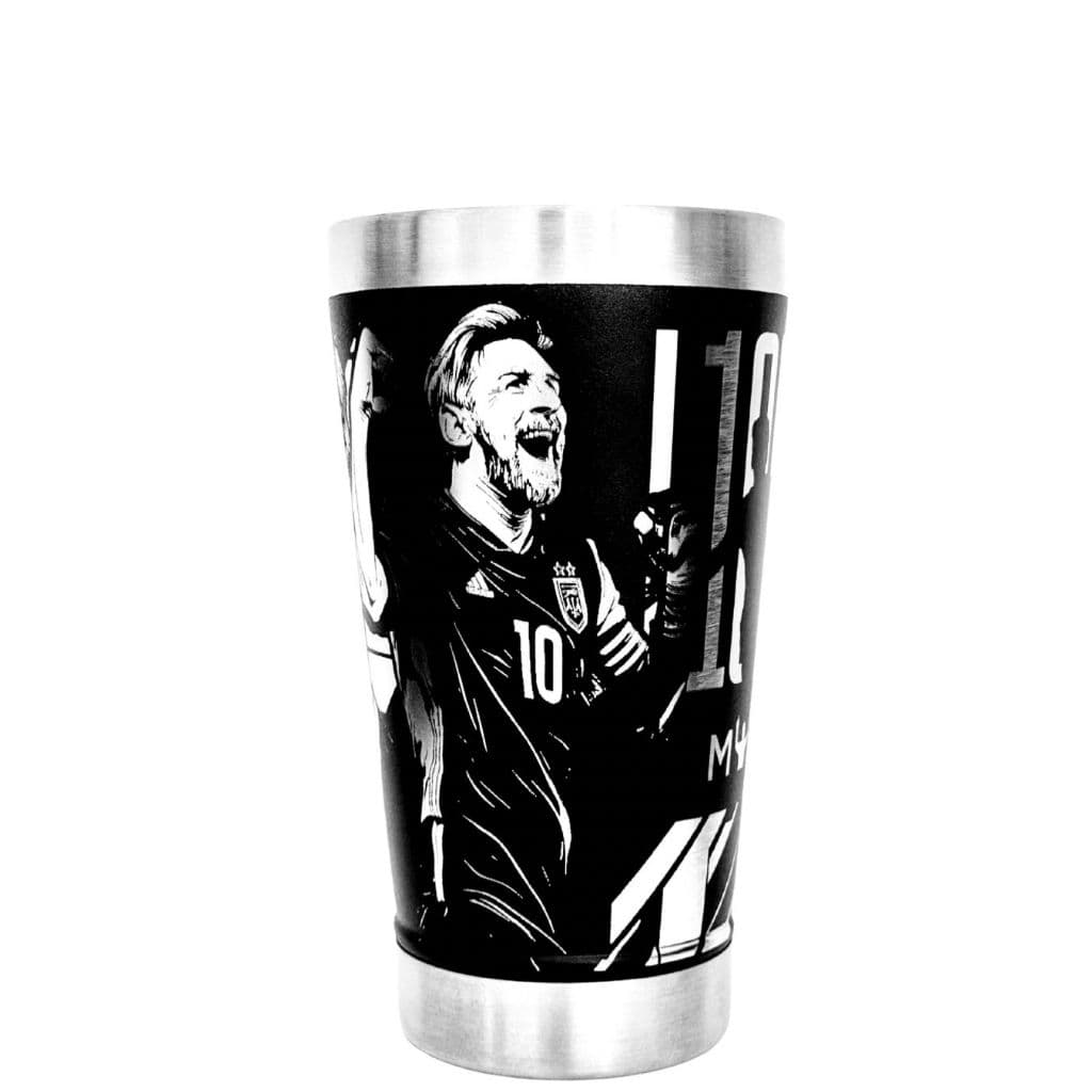 Copo Térmico  473ml Personalizado Messi GRAVAÇÃO a laser PREMIUM