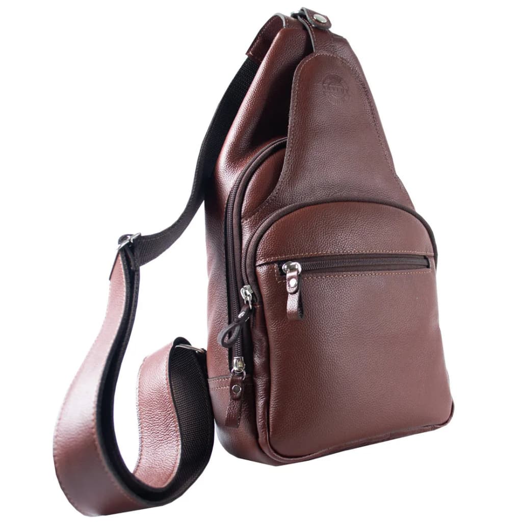 Bolsa de ombro masculina anti-roubo Unissex Transversal em  Couro Legitimo Luxo Shoulder Bag Bolsa Tiracolo Pochete