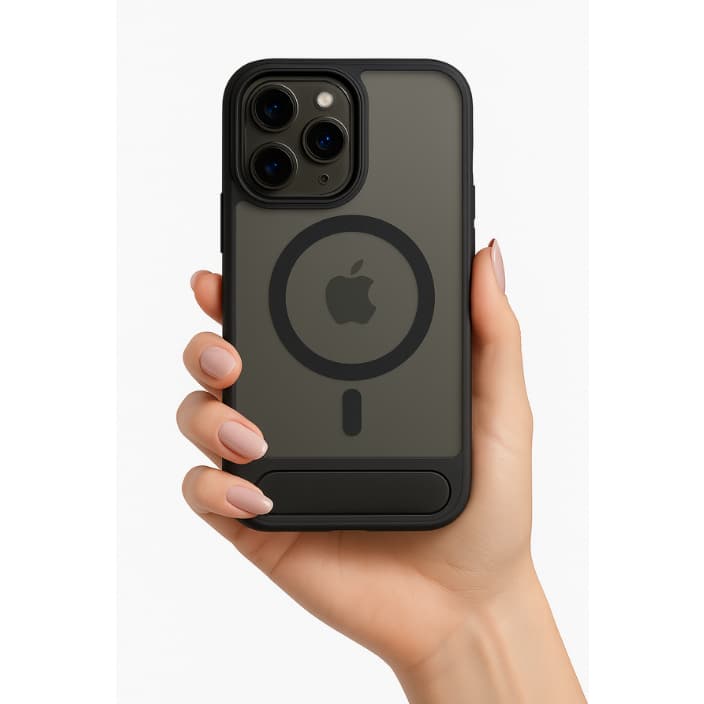 Capa Capinha Case Magsafe com suporte para Iphone 15 Iphone 15 Pro max