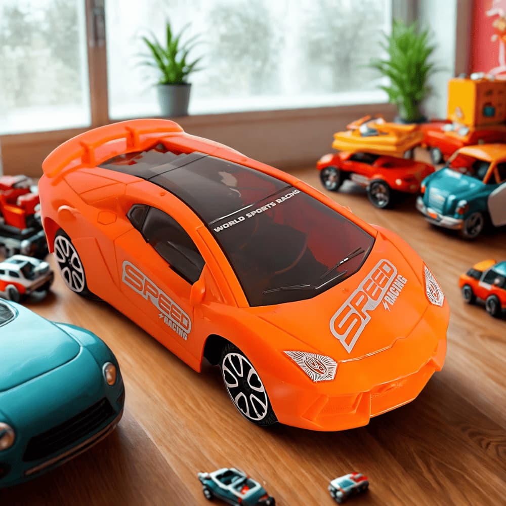 Carrinho Controle Remoto Speed Racing Brinquedo Infantil Menino Presente Dia Das Crianças Rápido