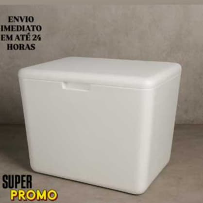 Caixa de Isopor 45 lts para bags motoboy SEM Laminação