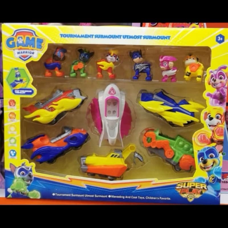 BRINQUEDO KIT PATRULHA CANINA GAME 12 PEÇAS