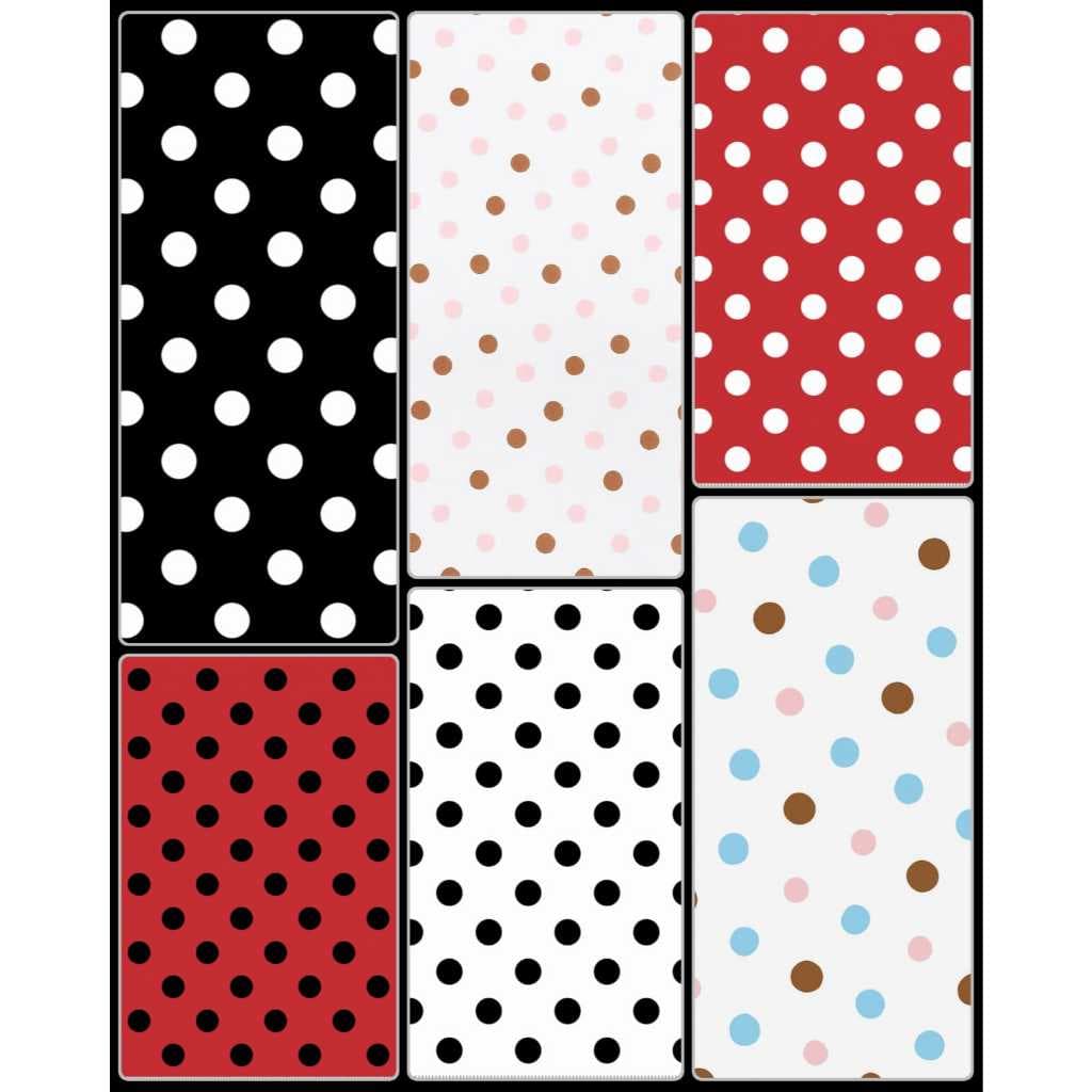 50cm Tricoline 100% Algodão - Larg 1,50m - Estampado POÁ GRANDE - BOLINHA