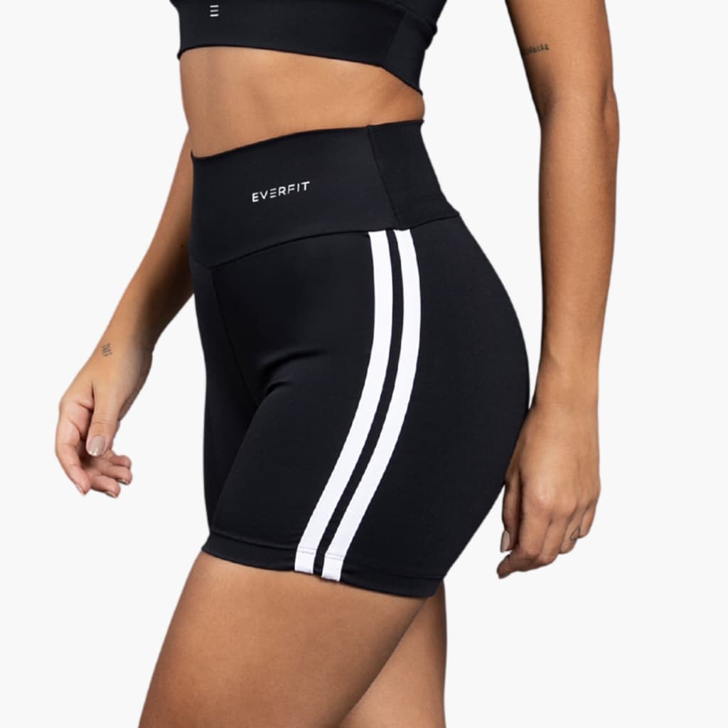 Short Feminino Fitness Academia Corrida Cintura Alta Sem Transparência