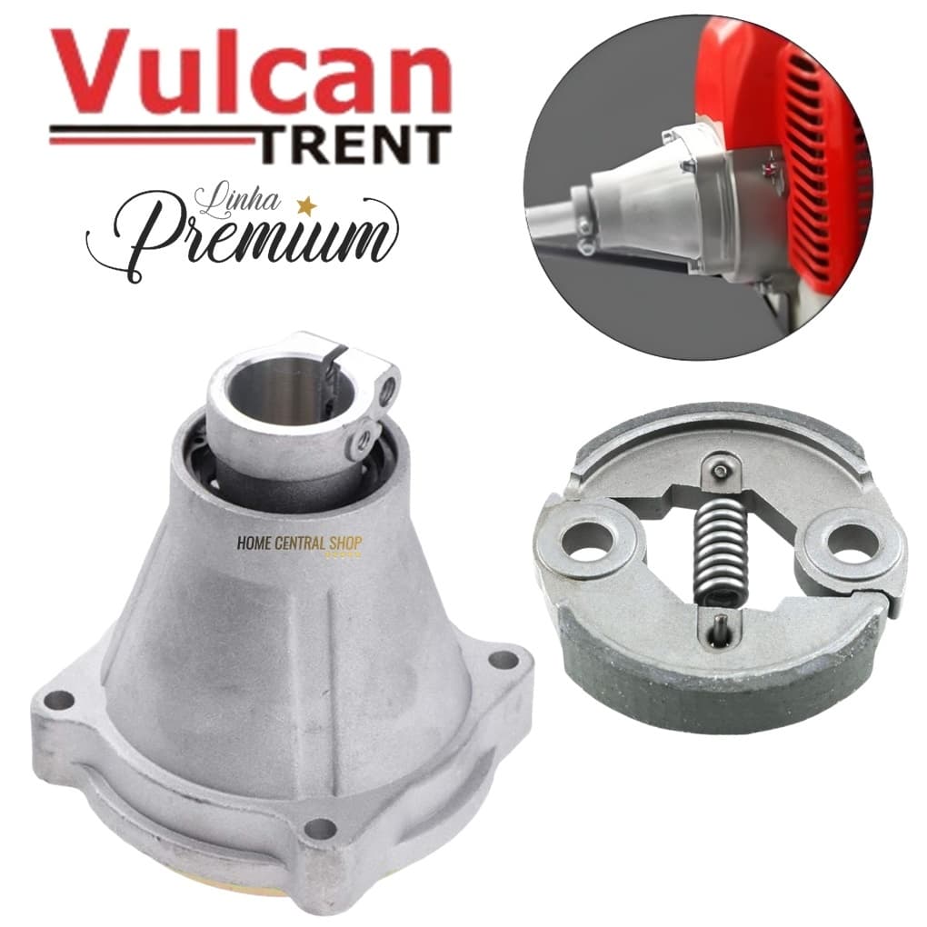 Tambor 28mm + Embreagem P Roçadeira a Gasolina Vulcan Vr620h 2t