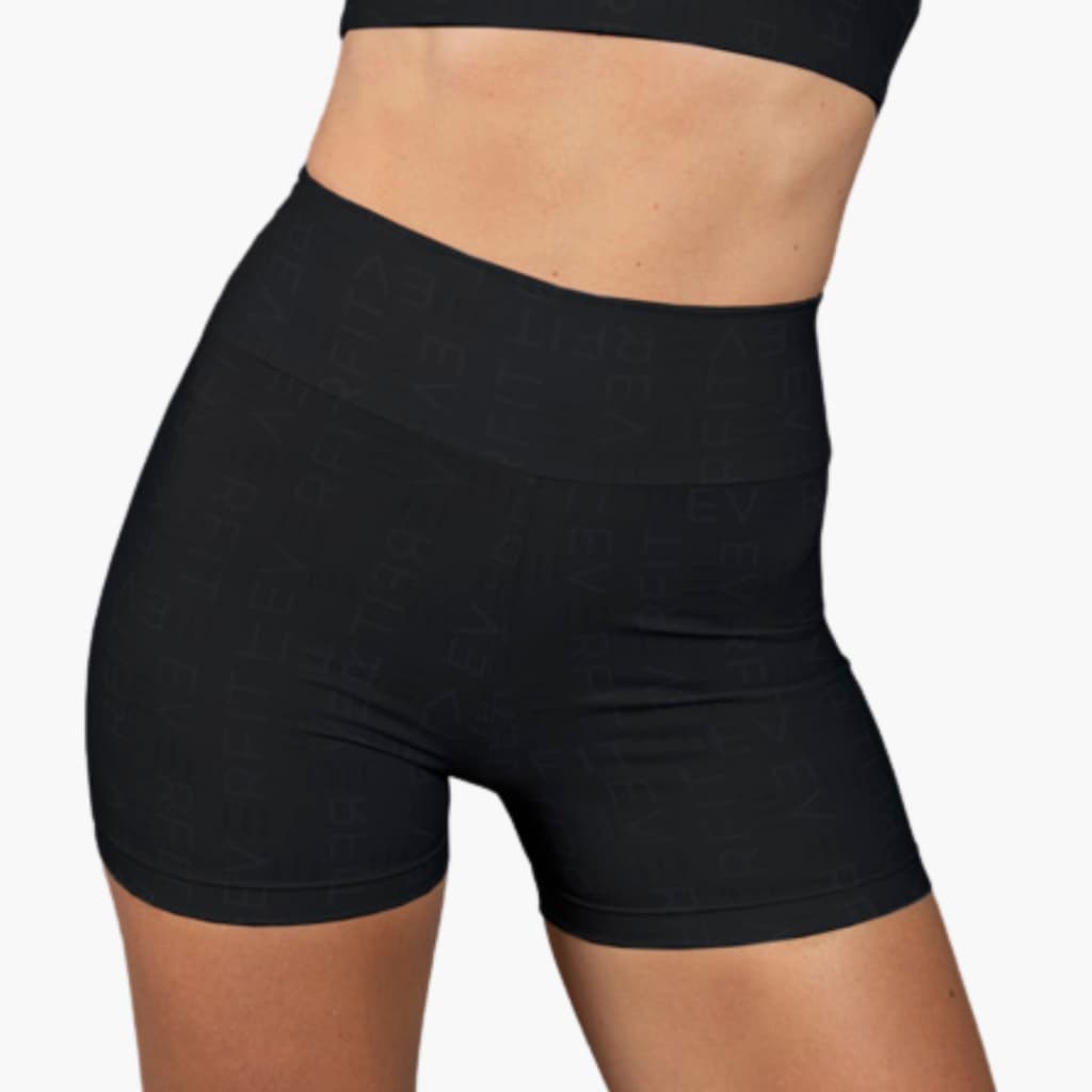 Short Fitness Academia Corrida Feminino Antitransparente Compressão Corrida Treino Cós Alto