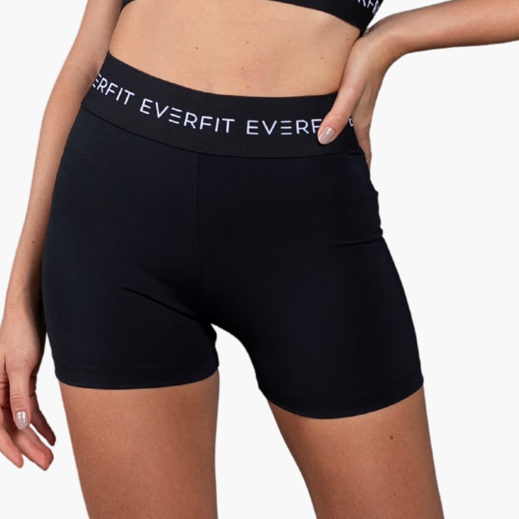 Short Fitness Academia Corrida Feminino Garden Poliamida Cós Elástico Ajuste Confortável Treino