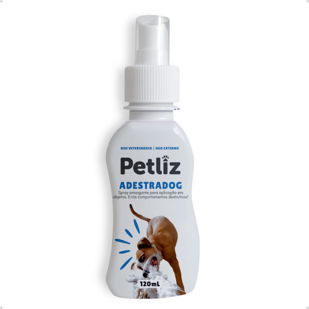 Spray Amargo Amargante Educador Adestrador Anti Mordida Lambedura Cachorro Adestradog Petliz 120 ml