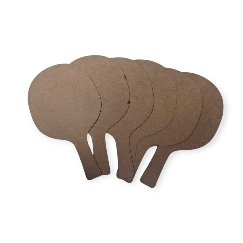 Kit 50 raquetes ping pong lembrancinha festa mdf artesanato