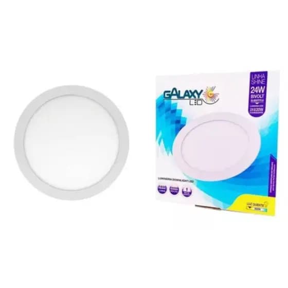 PLAFOM DE LED GALAXY EMBUTIR RD.24W 3000K 29CM