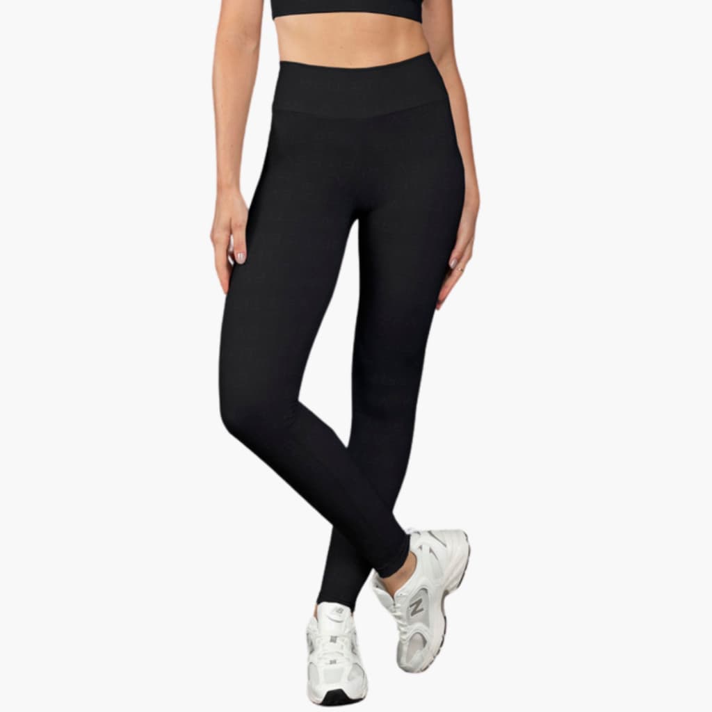 Legging Fitness Corrida Academia Feminina com Compressão para Treino Everfit Lettering