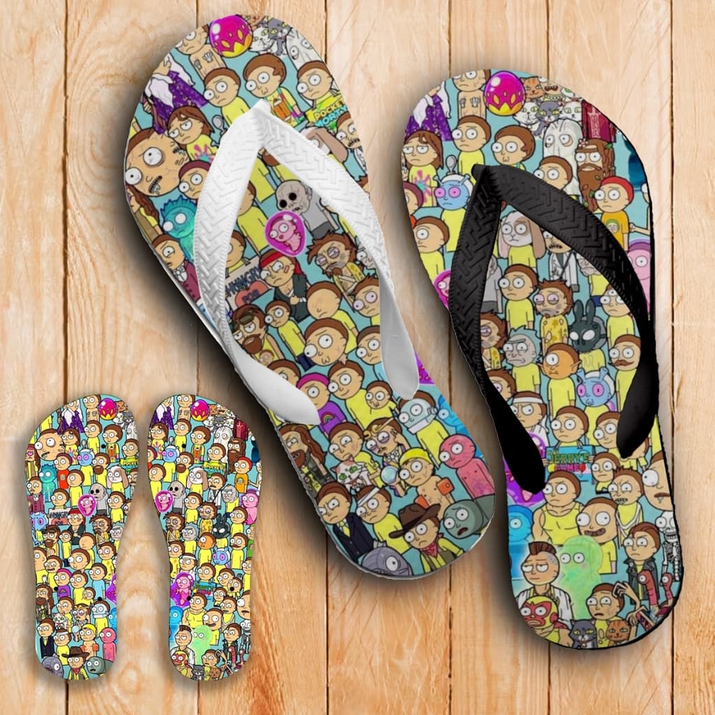 CHINELO RICKY E MORTY PERSONALIZADOS DO TAMANHO 17/18 AO 45/46 PARTE 1