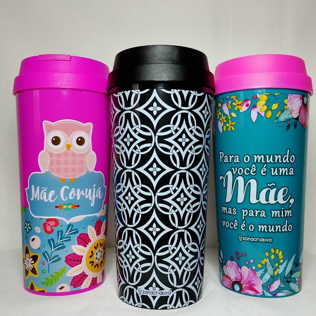 Copo Térmico Café Acrílico, material resistente