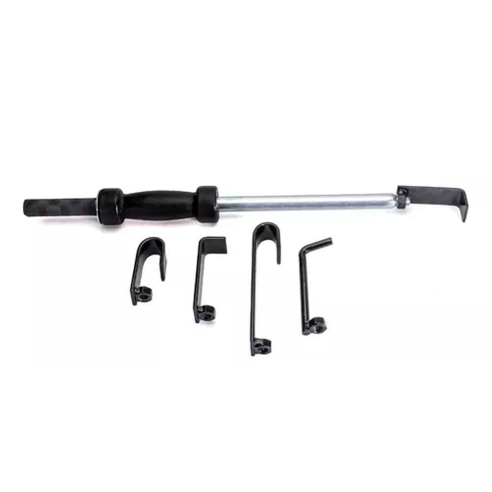 Marreta Dinâmica Para Funilaria e Pintura 2K Com 5 Ponteiras Preto - 4R Equipamentos