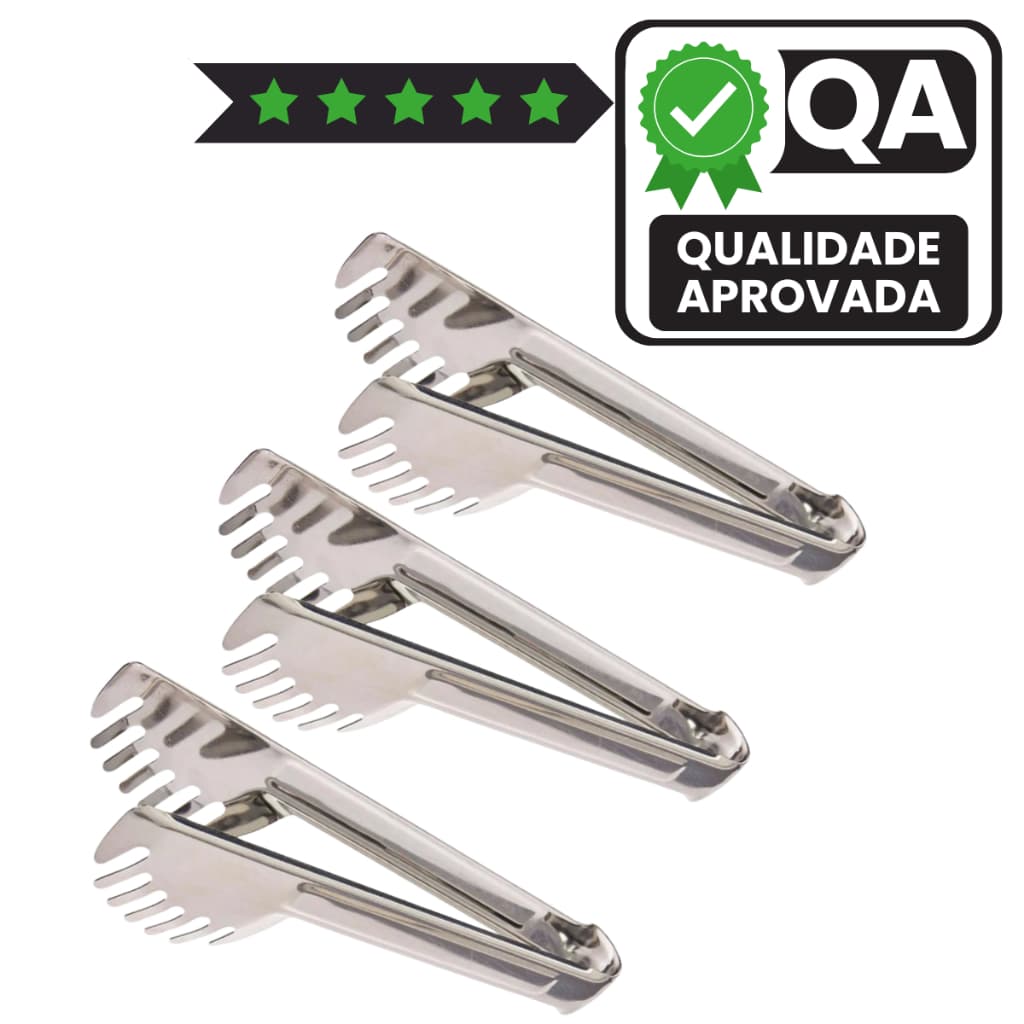 Pegador de Massa Salada Carne 100% Aço Inox