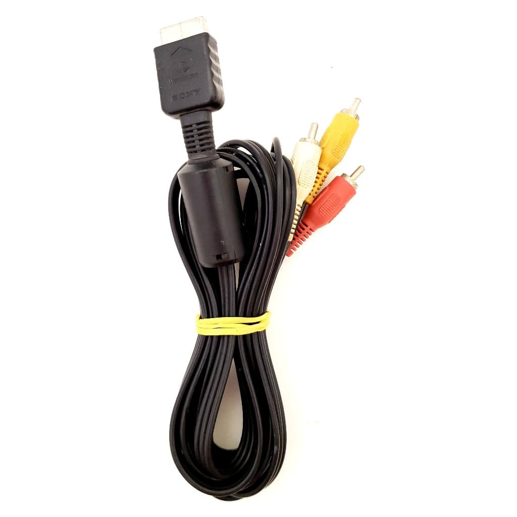 Cabo Video Composto RCA AV PS1 PS2 PS3 Filtro Original Sony
