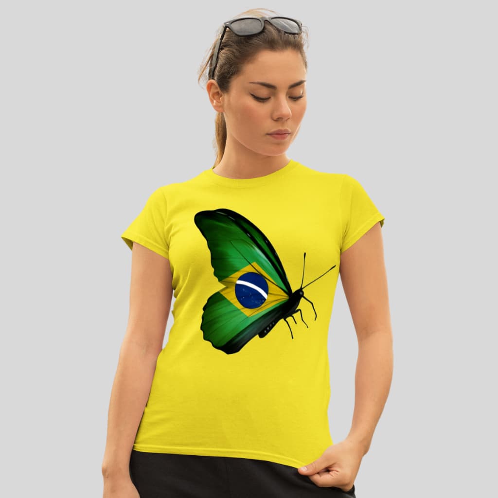 Camisetas Camisa Brasil adulto ou infantil Monte seu Kit Familia -Valor de 1 peça top