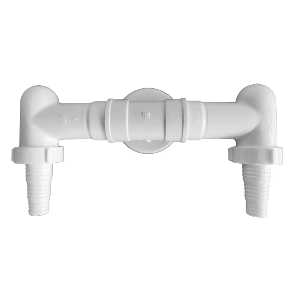 Adaptador Máquina Lavar Saída Dupla Multifuncional com válvula dn 40 mm x 50 mm