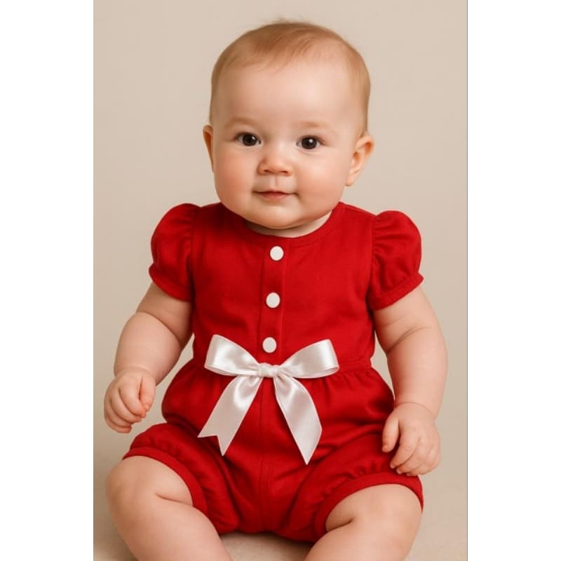 Macaquinho  Bebê Menina  Malha peruana 40.1 – Conforto & Charme em Cada Detalhe! ✨👶