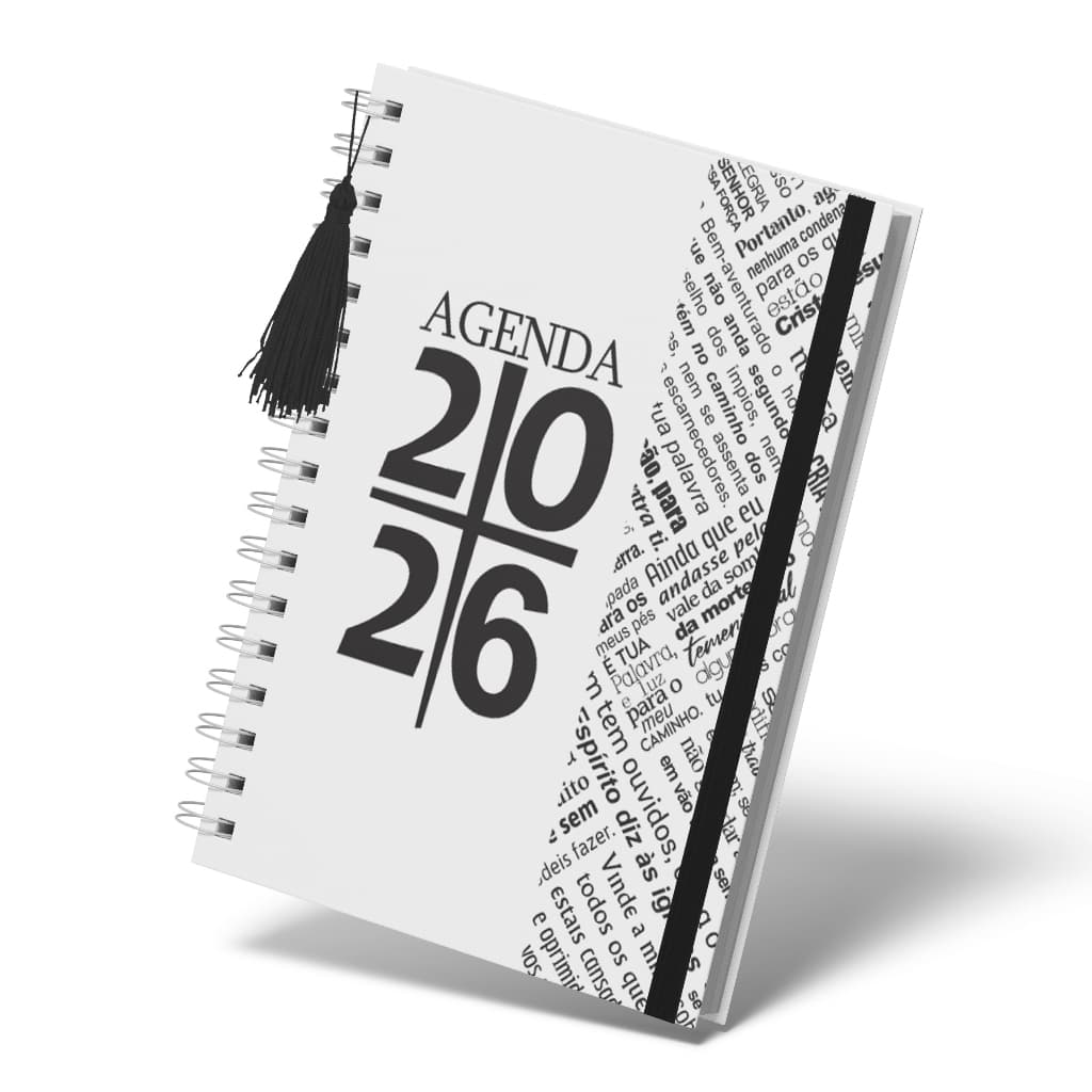 Agenda 2026 Vários Modelos Masculina e Feminina