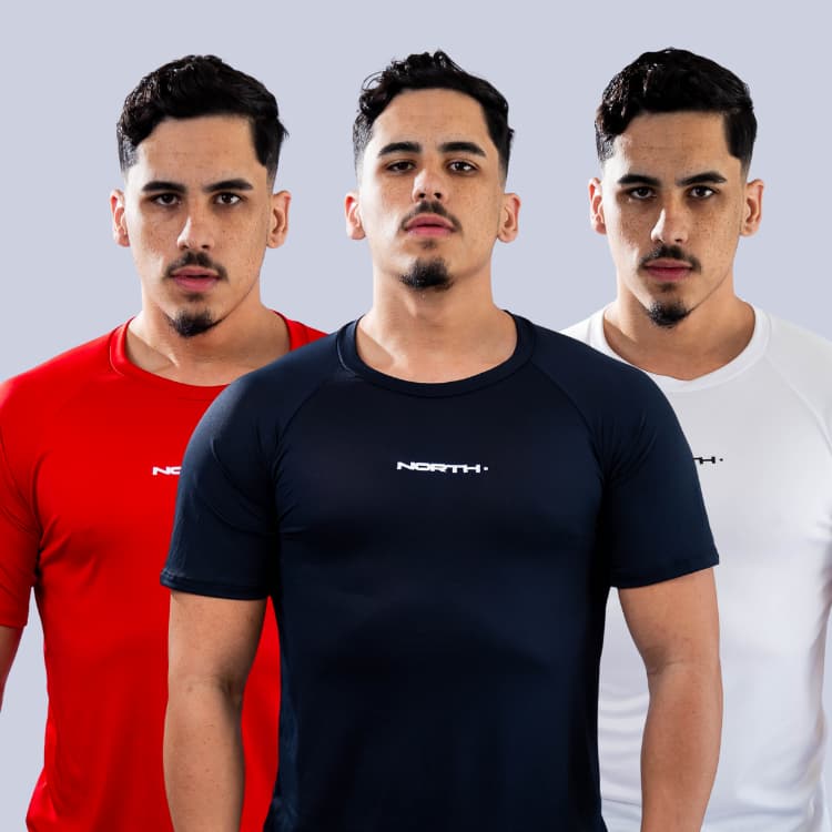 Camiseta Dry Fit Masculina- Casual- Respirável- Academia- Proteção UV- Treino- Corrida- Caminhada