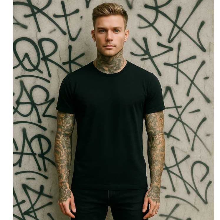 Camiseta Masculina algodão lisa  Tecido perfeito várias cores