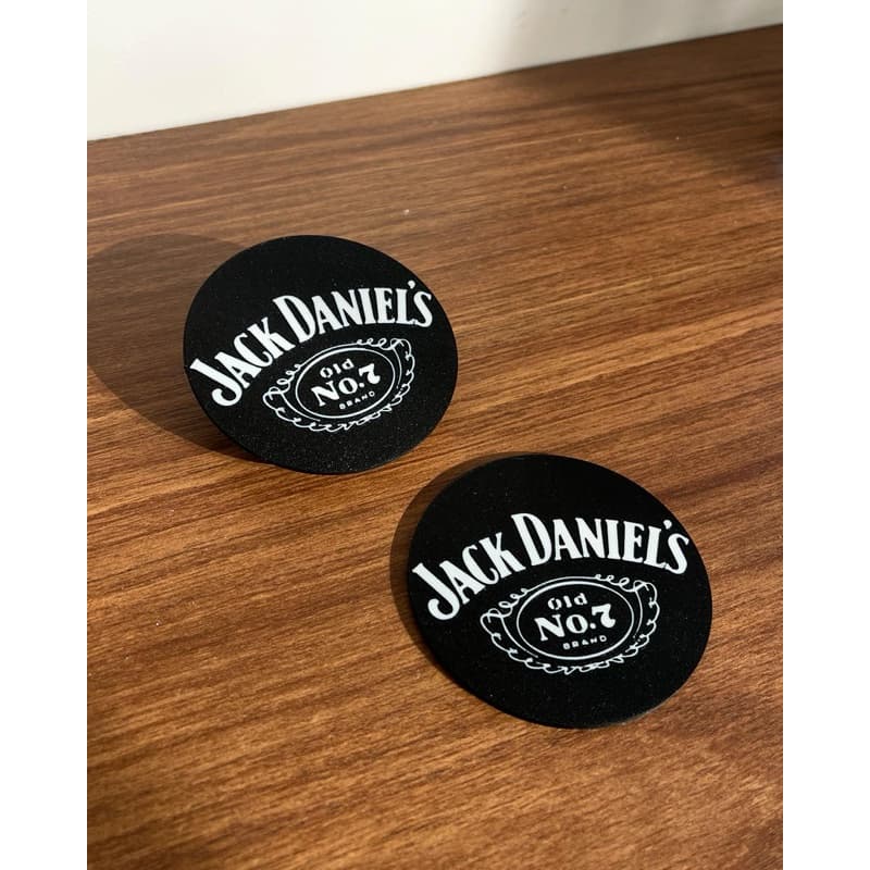 kit com 4 porta copo Jack Daniel's