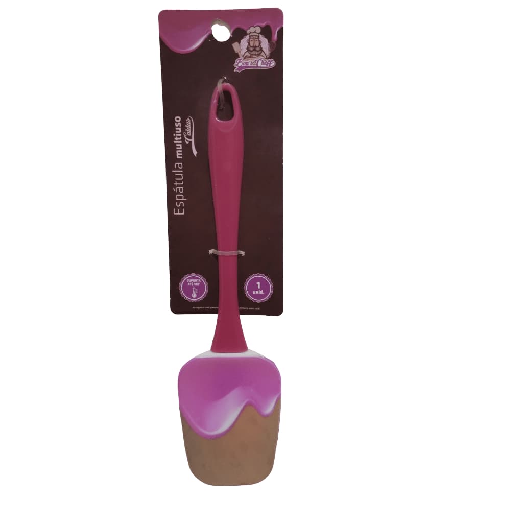 Espátula Multiuso de Silicone 24cm – Resistente ao Calor, Ideal para Cozinhar e Servir