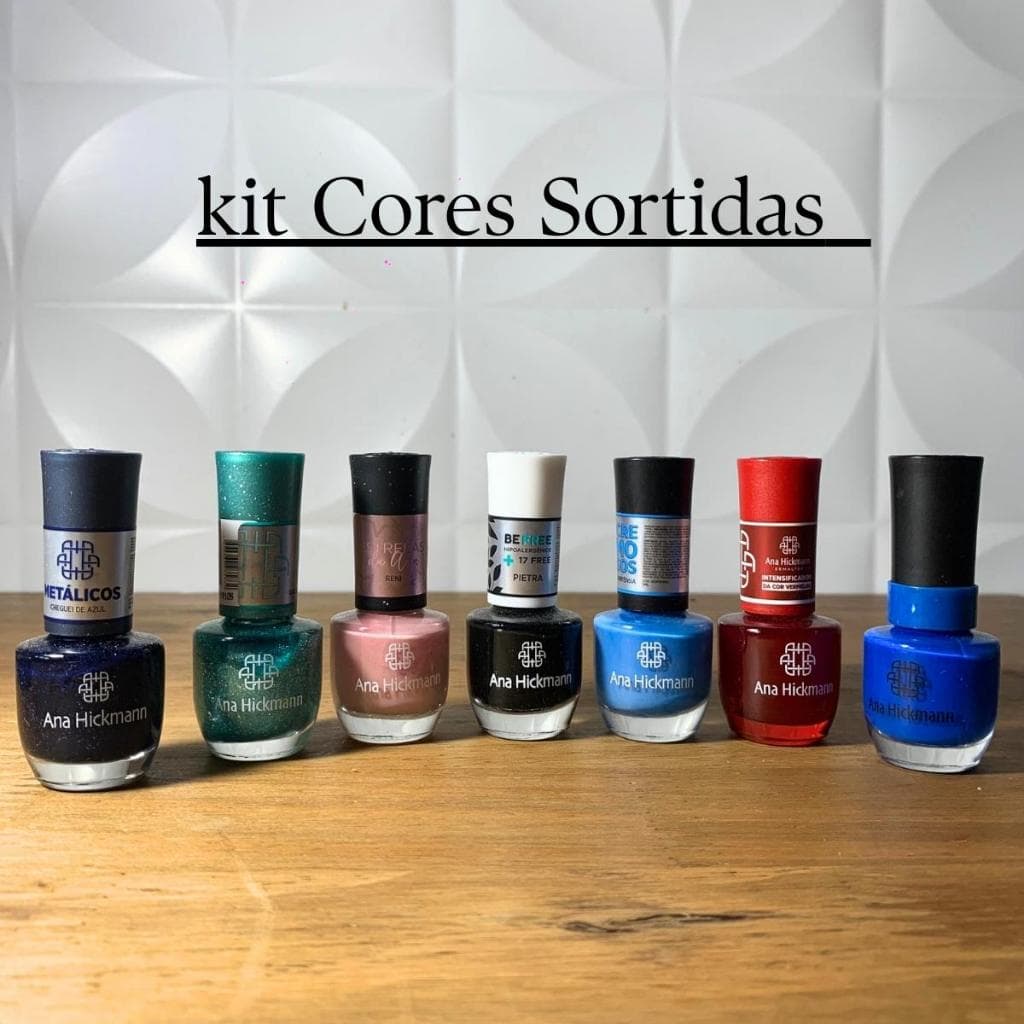 Kit 6/12/18  Esmaltes Ana Hickmann Cores Sortidas Manicure