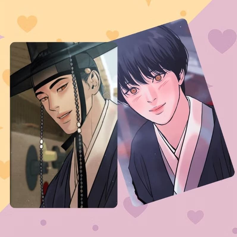 Photocards Manhwa BL | Frente e Verso | Escolha Suas Imagens pack com 5