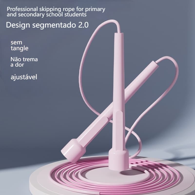 Corda de Pular com Pegada Antiderrapante - Design em Formato de Caneta para Exercícios e Competição