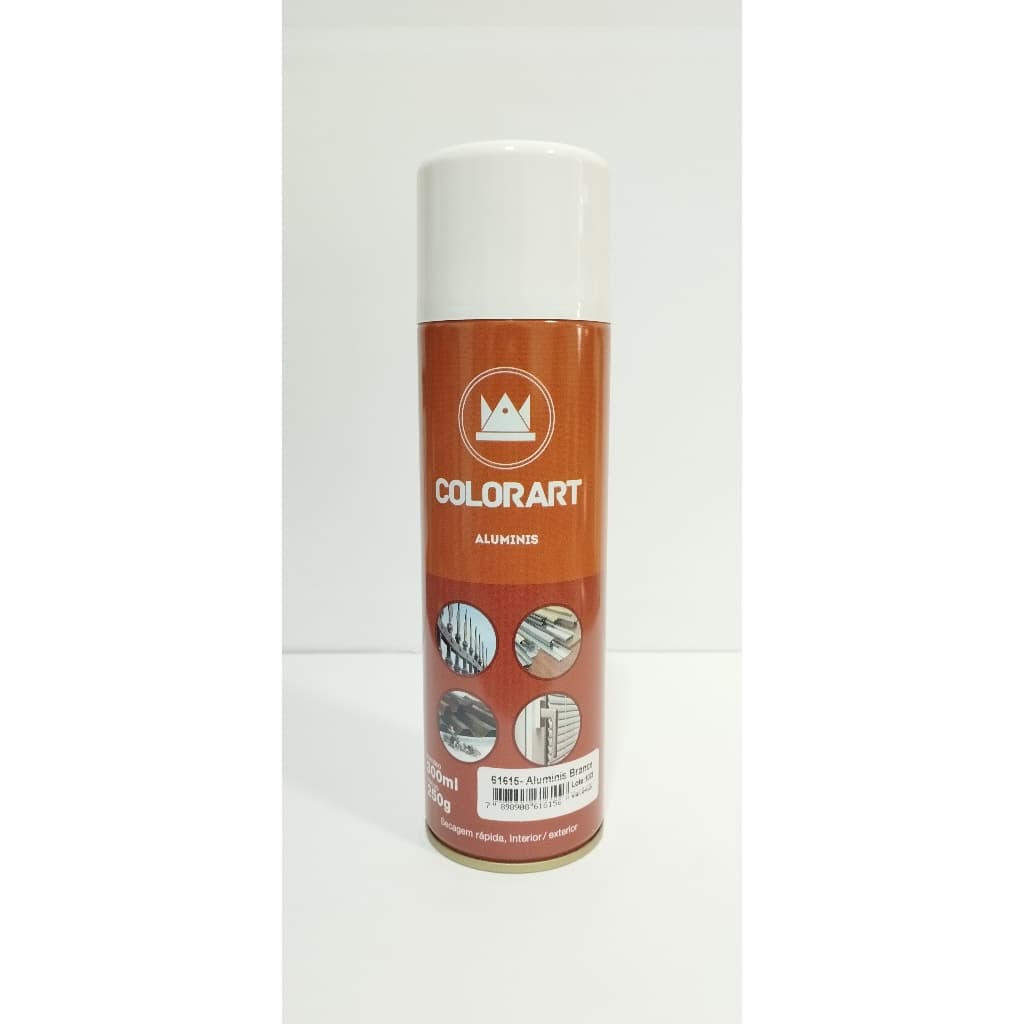 Tinta Spray Aluminis Branco Portas E Portões