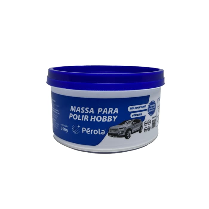 Massa para Polir Hobby com cera 350g Pérola