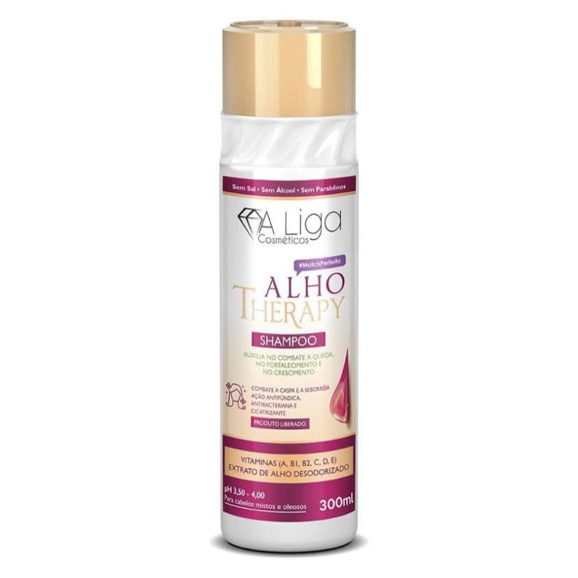 Shampoo Alho 300Ml- A liga cosmeticos