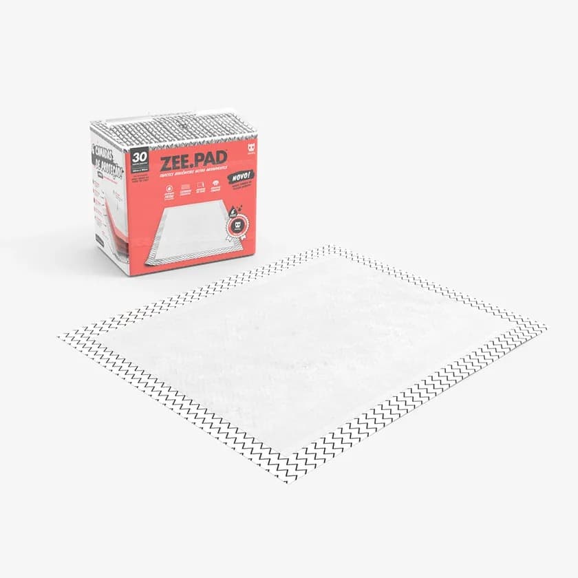 Tapete Higiênico Para Cachorros - Zee.Pad Branco