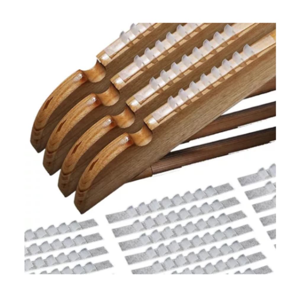 Adesivo Antiderrapante Silcone Para Cabides - 100 Unidades/50 Pares .