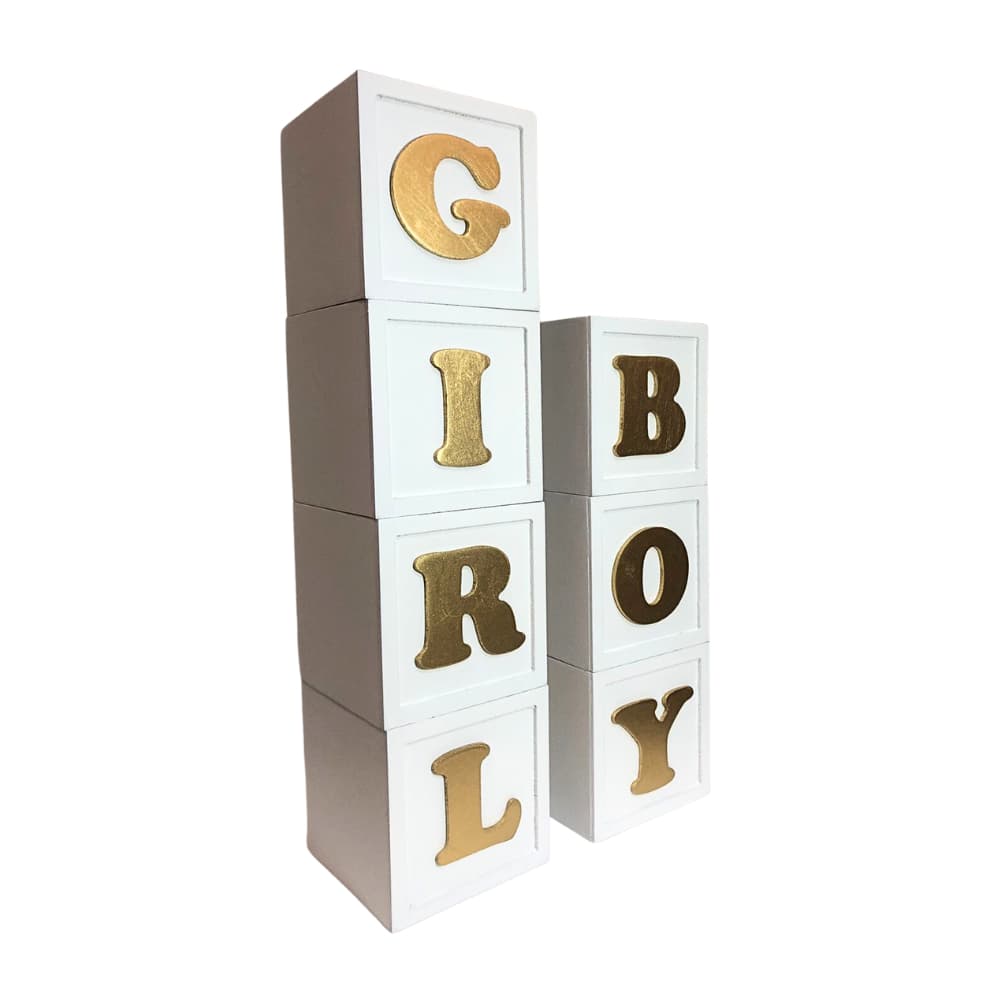Cubos decorativos 10x10 baby/boy/girl (chá de bebe/revelação)
