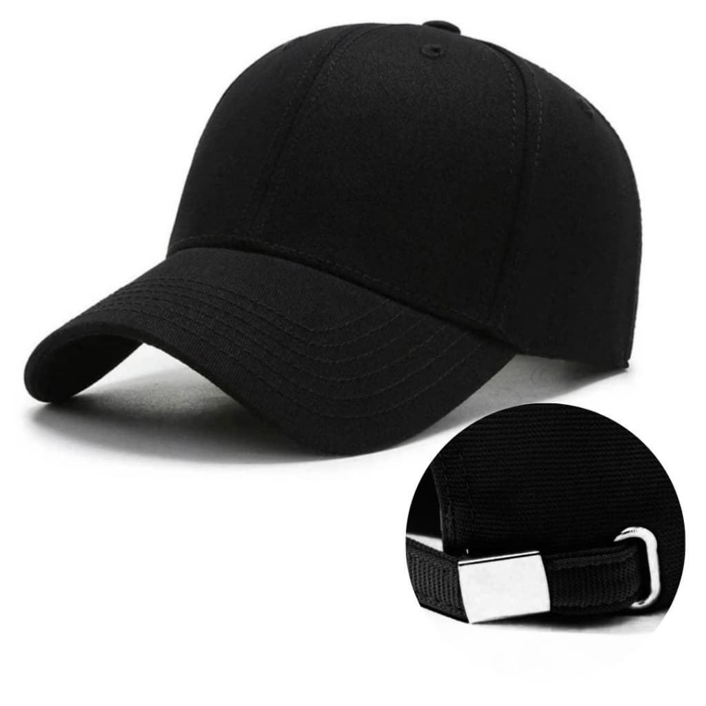 Boné Feminino e Masculoino Strapback Liso Aba Curvada Cap Esportivo Caminhada Corrida Casual baseball