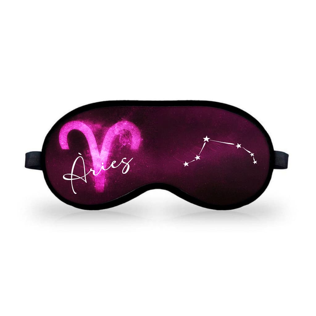 Tapa olho signo áries máscara de dormir astros universo