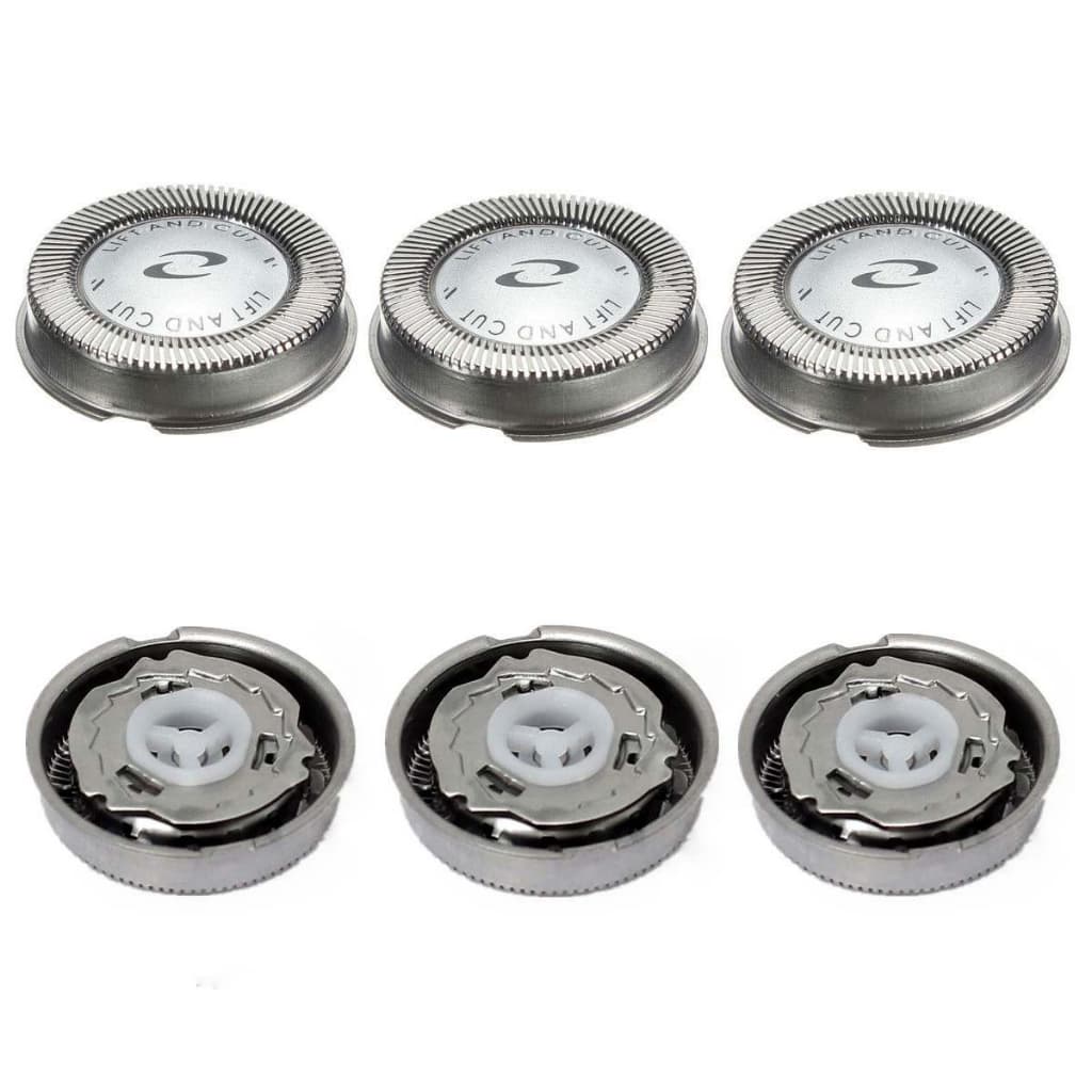 Kit de 3 Peças de Lâminas de Barbear para Philips - Modelos Compatíveis HQ4, HQ55, HQ3 e Mais