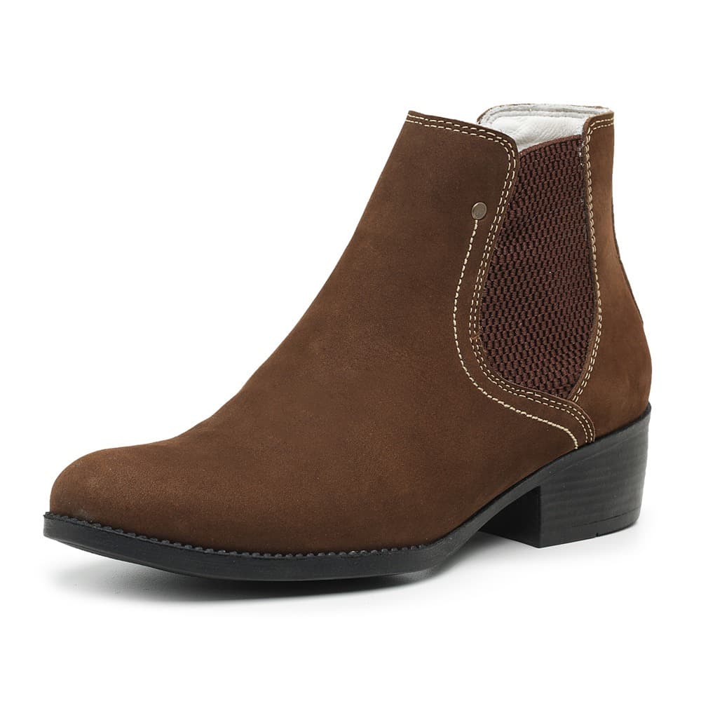 Botinha Chelsea Feminina Cano Curto Bota Feminina Texana