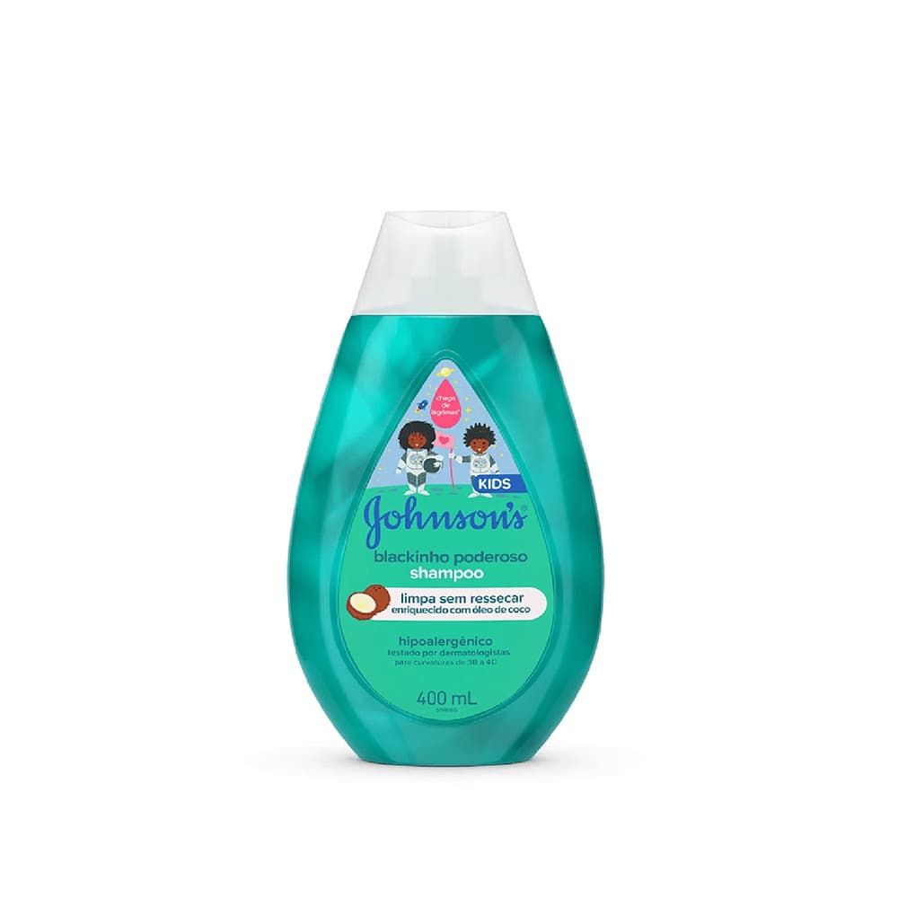 Shampoo johnson's kids blackinho poderoso 400ml