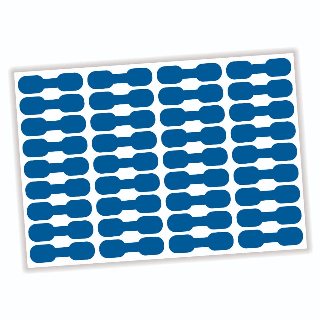 Adesivo Etiqueta Organizador Identificador De Fios E Cabos Azul