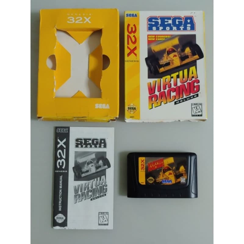 VIRTUA RACING DELUXE 32X COMPLETO VIRTUA RACING MEGA 32X
