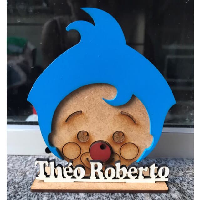 20 Lembrancinhas Herói do Coração Personalizada Festa Nomes Centro De Mesa Infantil Aniversário
