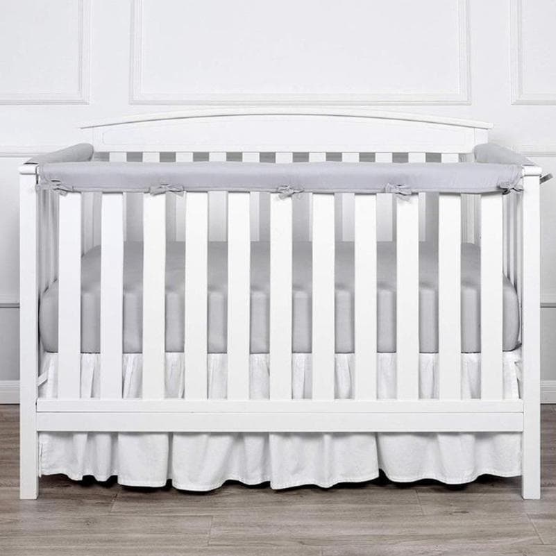 Protetor Grade de Mini Berço acolchoado 2 peças cobertura DE grade varias cores Menino Menina Neutro