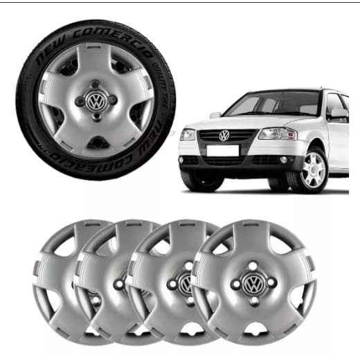 Jogo de Calota VW GOL G4 2006 Aro 13P