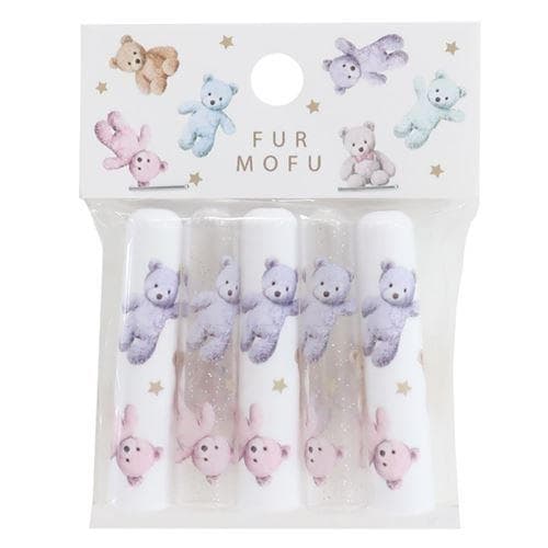 Capa/Tampa para Lápis School Pencil Cap Bear Fur Mofu - 5 unidades