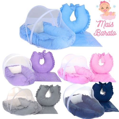Kit Mosqueteiro para ninho + Ninho Redutor + Almofada amamentação + Trocador de fralda, Promoção da Loja,